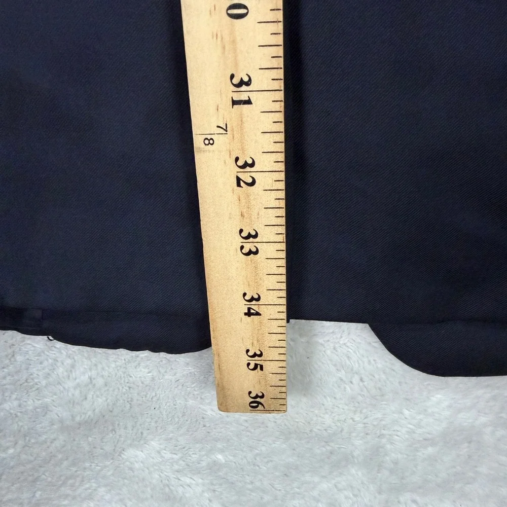 Hickey Freeman Mens 46XL Slim‎ Fit Tall Big Navy Blue Wool Blazer Loro Piana USA